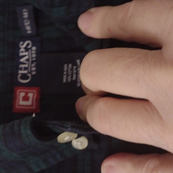 Chaps Black Watch plaid blue green - Picture 3 of 3